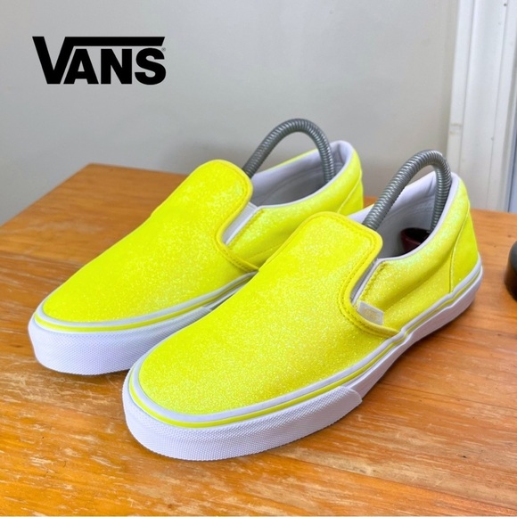 Vans Classic Júnior Slip-On Neon Glitter - Picture 1 of 15